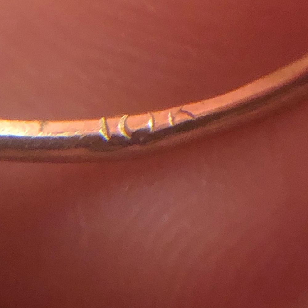 10k Rose Gold Stackable Rings band - Picture 8 of 8
